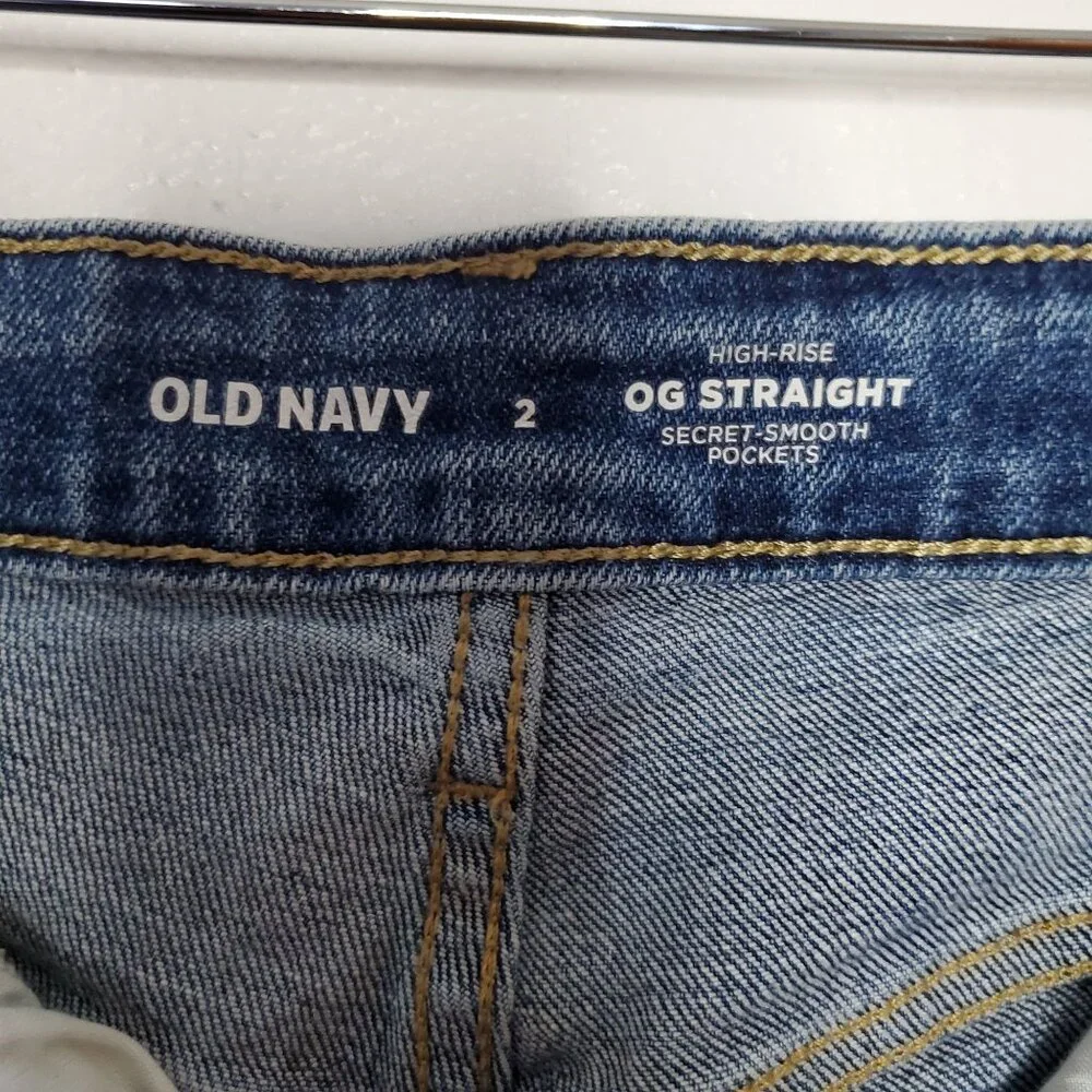 Denim Shorts Bundle 2 Piece Womens Size 2 Universal Thread & Old Navy Frayed Hem - Picture 9 of 9